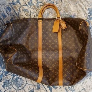 Louis Vuitton Keepall 55 luggage tote